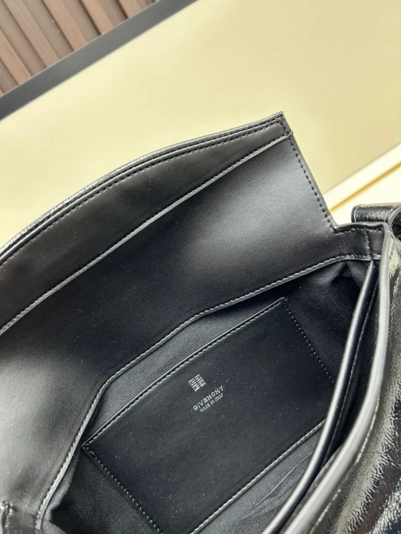 Givenchy Black Leather Satchel Shoulder Bag - Image 8