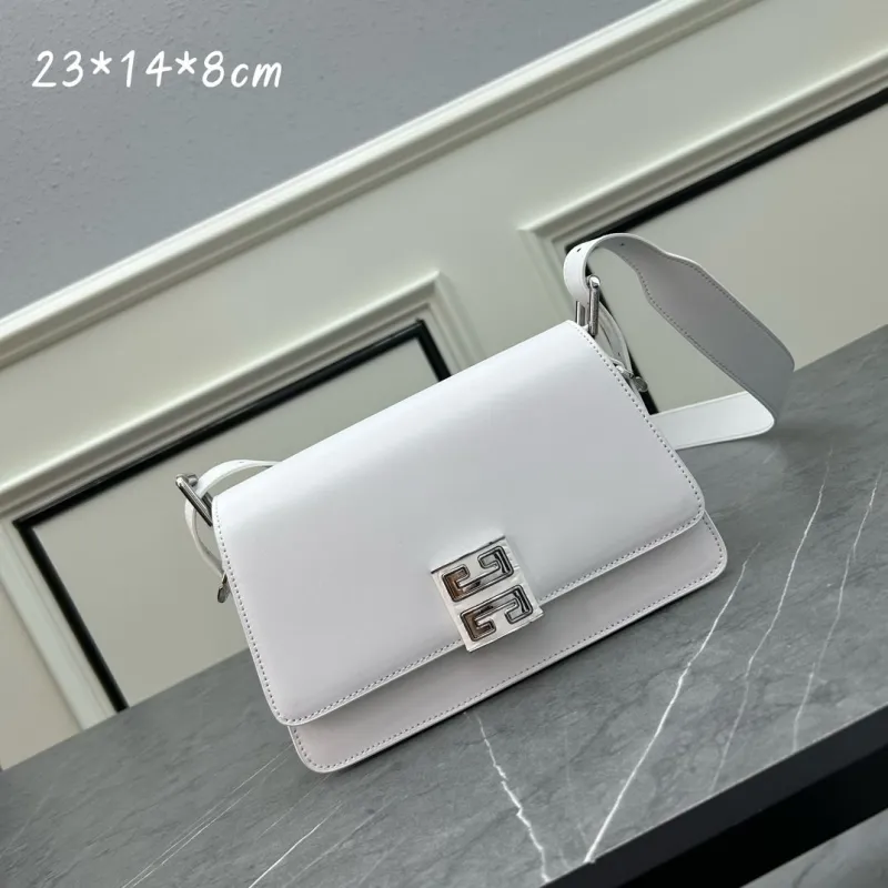 Givenchy White Leather Satchel Bag