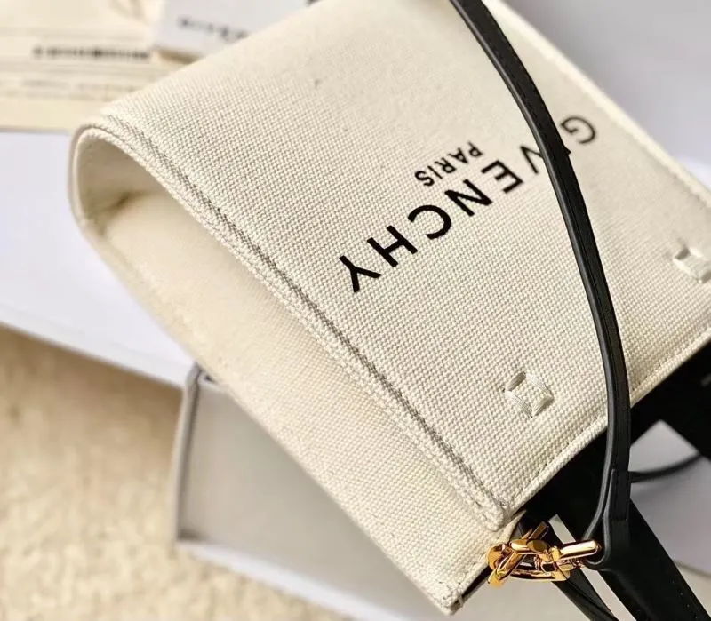 Givenchy Off-white Mini Canvas Satchel Bag 58 - Image 3