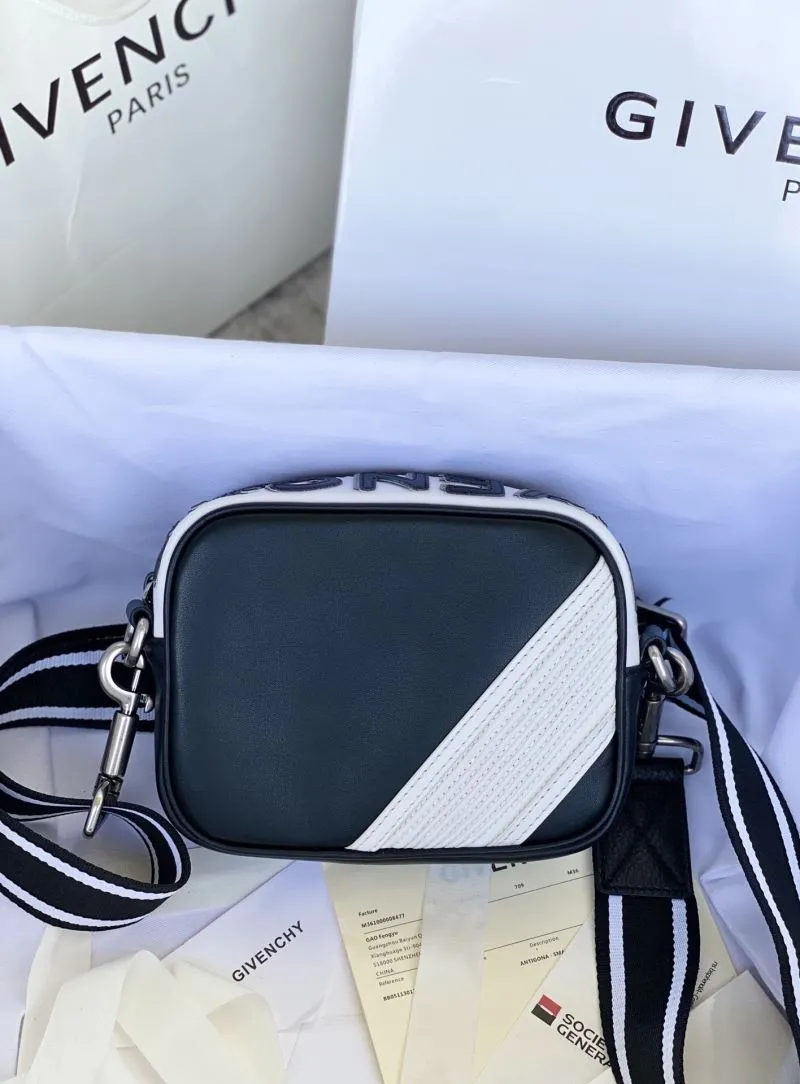 Givenchy Black White Crossbody Camera Bag