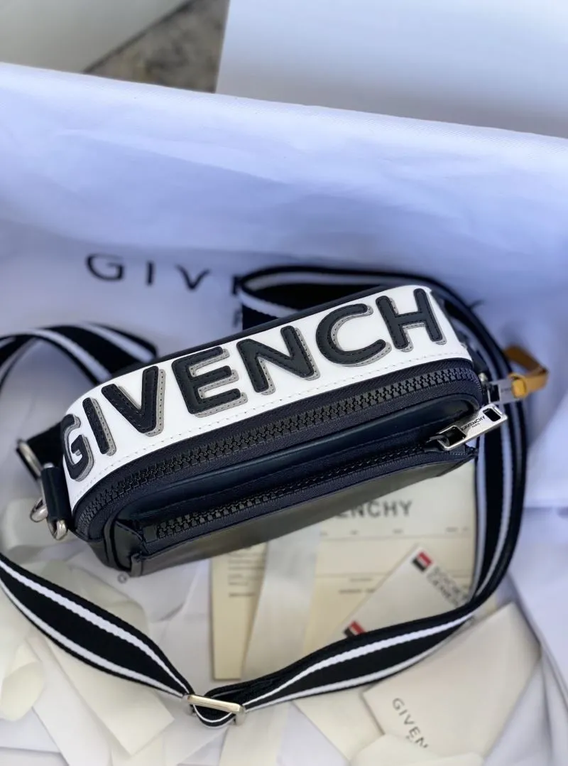 Givenchy Black White Crossbody Camera Bag - Image 3