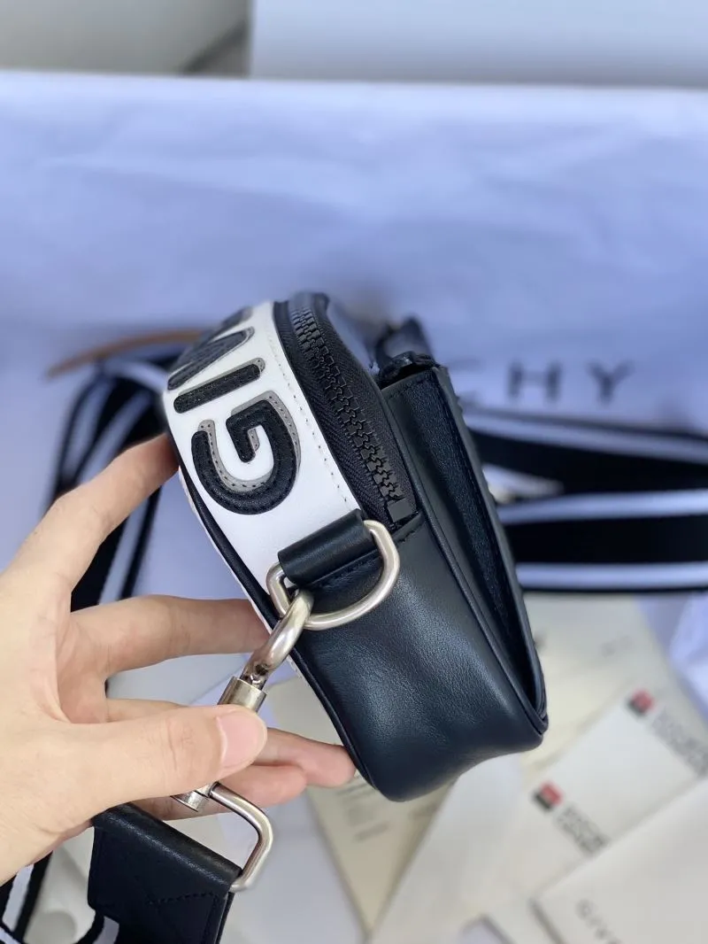 Givenchy Black White Crossbody Camera Bag - Image 4