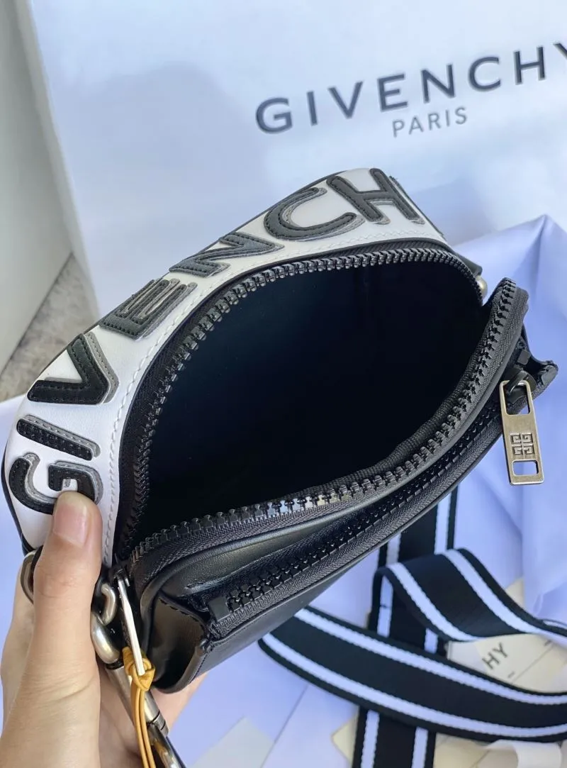 Givenchy Black White Crossbody Camera Bag - Image 8