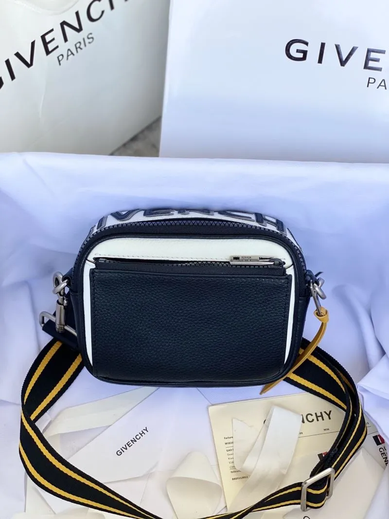Alternative view of Givenchy Black Yellow Crossbody Satchel Bag 62