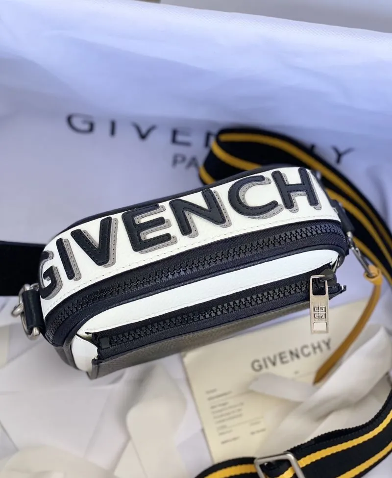 Givenchy Black Yellow Crossbody Satchel Bag 62 - Image 3