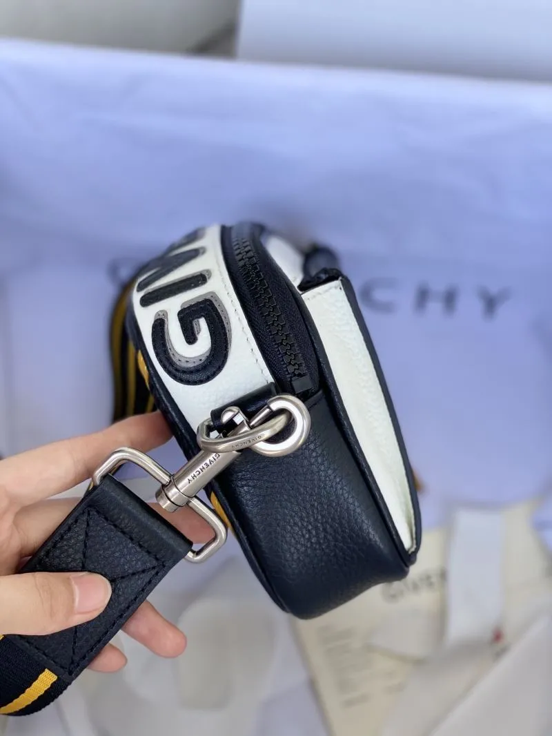 Givenchy Black Yellow Crossbody Satchel Bag 62 - Image 4