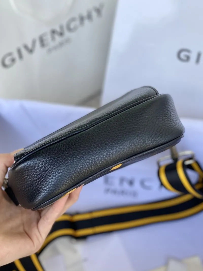 Givenchy Black Yellow Crossbody Satchel Bag 62 - Image 5