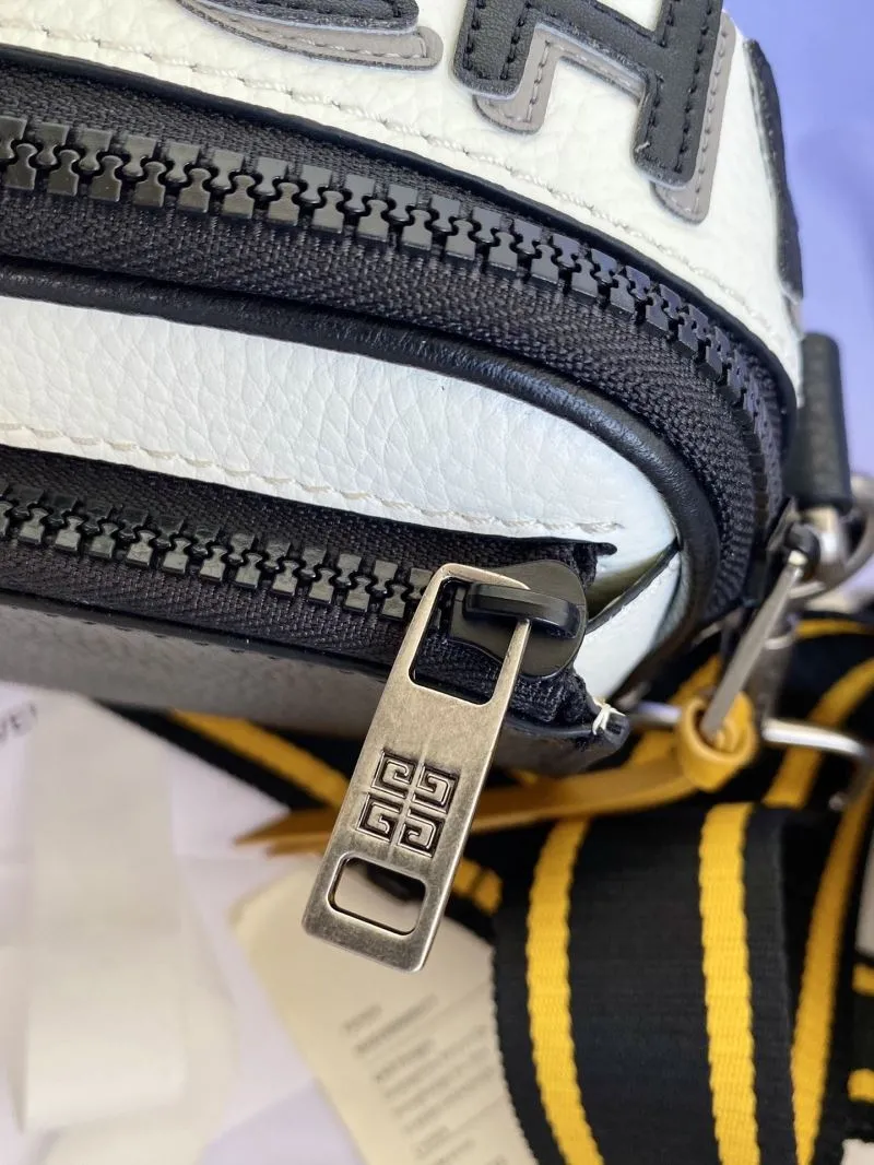 Givenchy Black Yellow Crossbody Satchel Bag 62 - Image 7