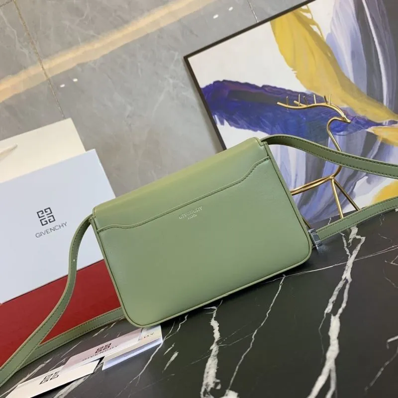 Givenchy Sage Green Crossbody Satchel Bag - Image 3