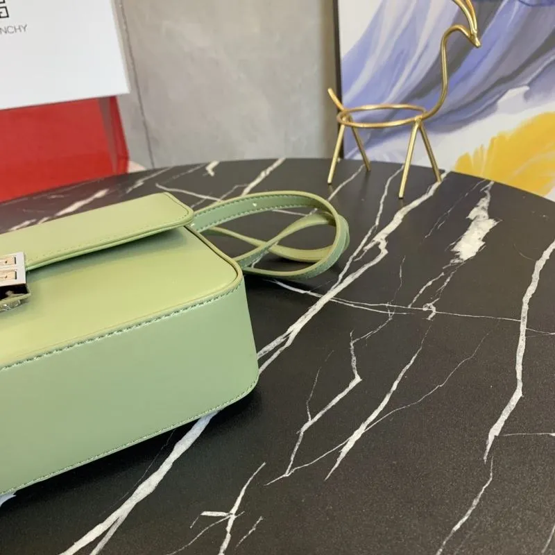 Givenchy Sage Green Crossbody Satchel Bag - Image 6