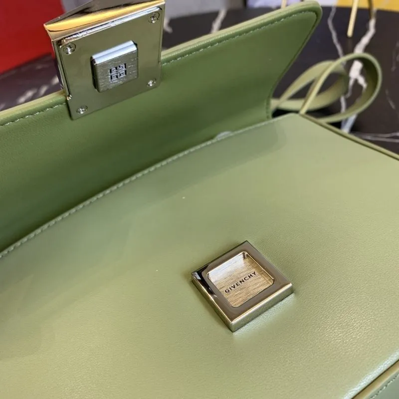 Givenchy Sage Green Crossbody Satchel Bag - Image 7