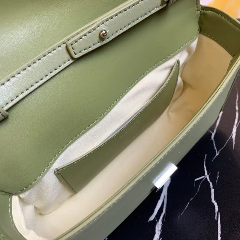 Givenchy Sage Green Crossbody Satchel Bag - Image 8