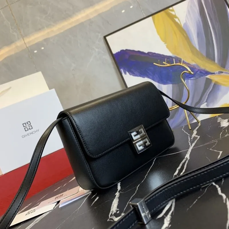 Alternative view of Givenchy Black Leather Crossbody Satchel Bag