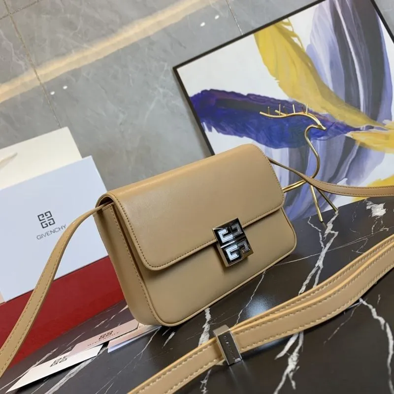 Alternative view of Givenchy Beige Leather Crossbody Satchel Bag