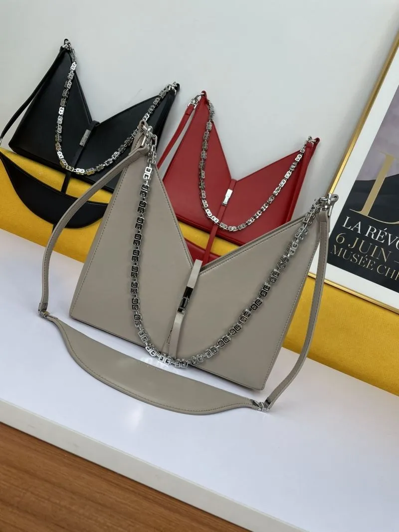 Givenchy Chain Strap Leather Satchel Bag