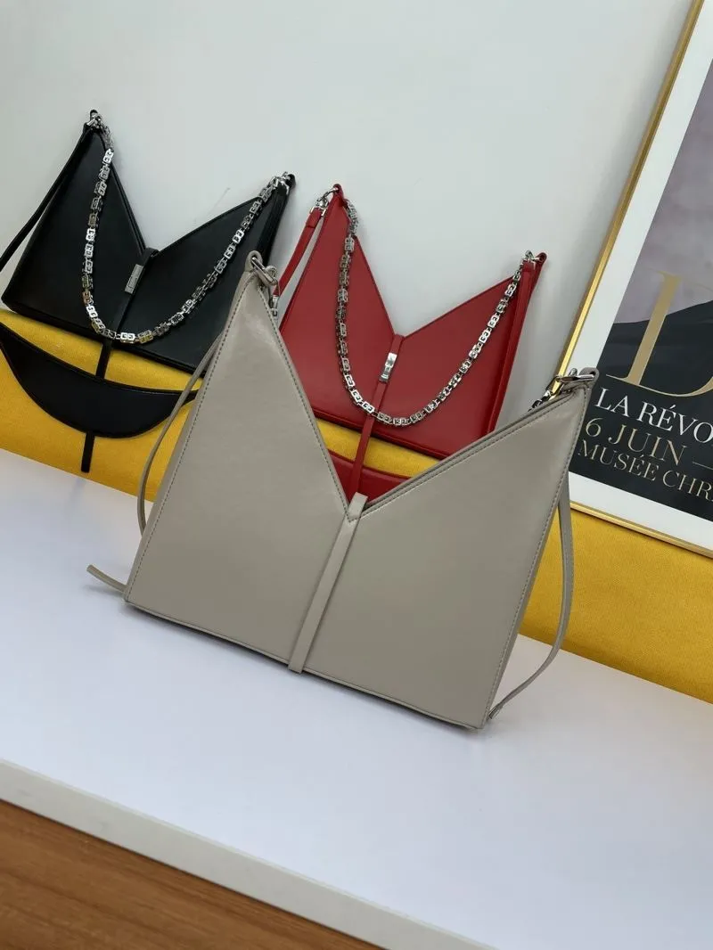 Givenchy Chain Strap Leather Satchel Bag - Image 3