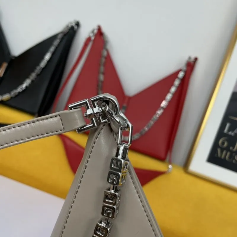 Givenchy Chain Strap Leather Satchel Bag - Image 5