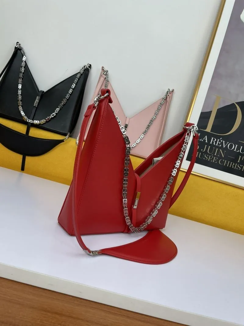 Alternative view of Givenchy Red Leather Satchel Shoulder Bag