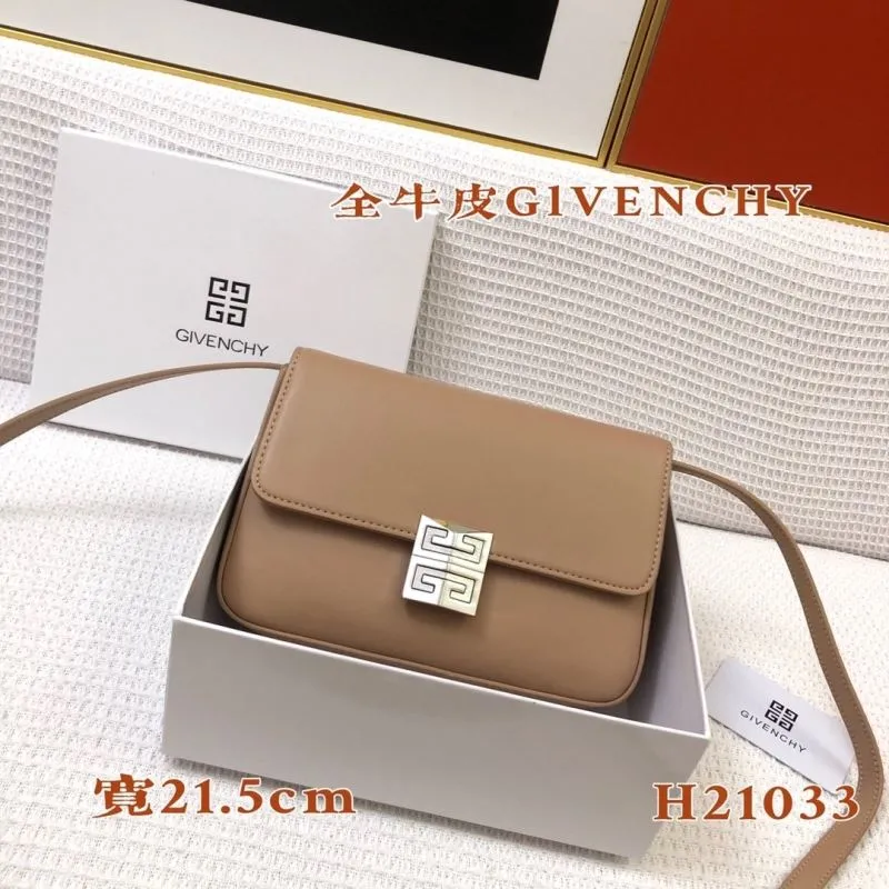 Givenchy Beige Leather Satchel Bag H21033