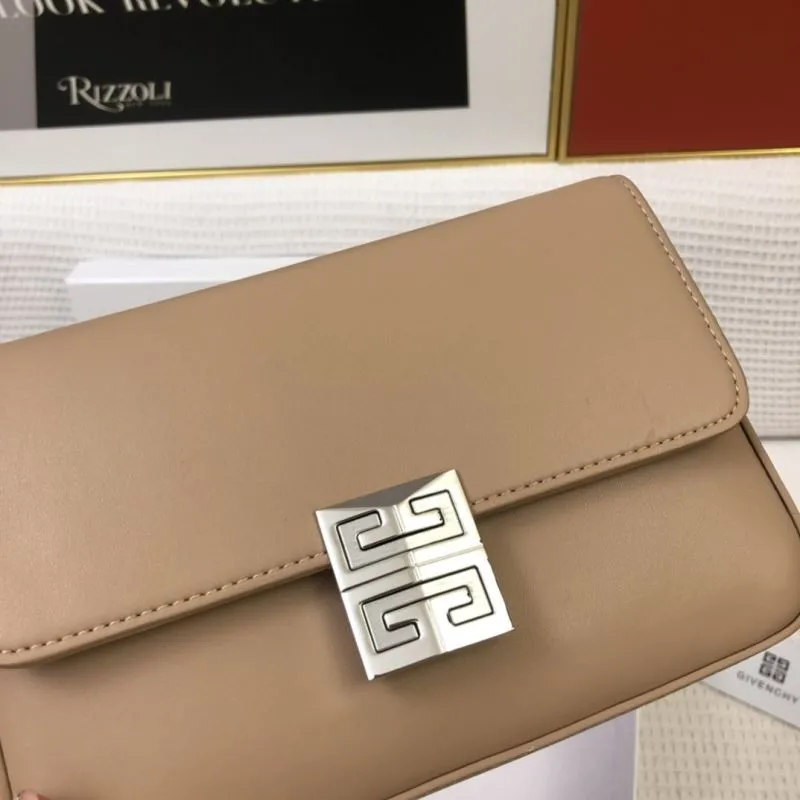 Givenchy Beige Leather Satchel Bag H21033 - Image 4