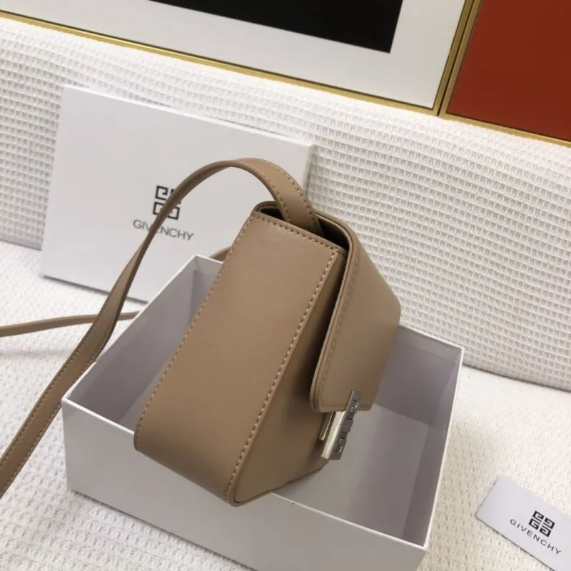 Givenchy Beige Leather Satchel Bag H21033 - Image 5