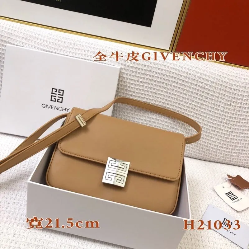 Alternative view of Givenchy Tan Leather Crossbody Satchel Bag H21033