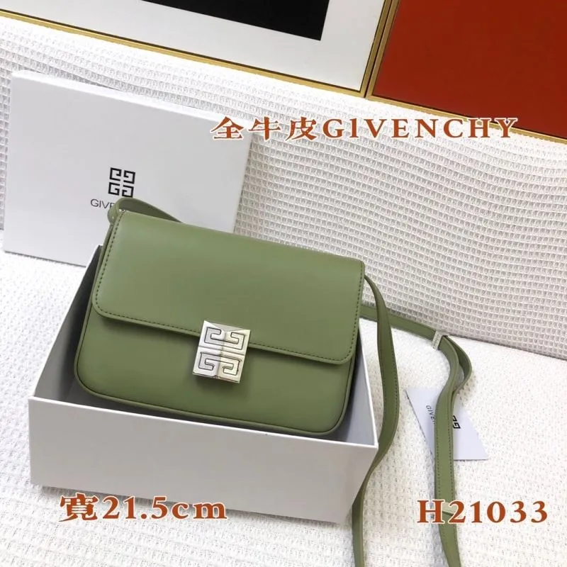 Alternative view of Givenchy Green Leather Satchel Bag H21033