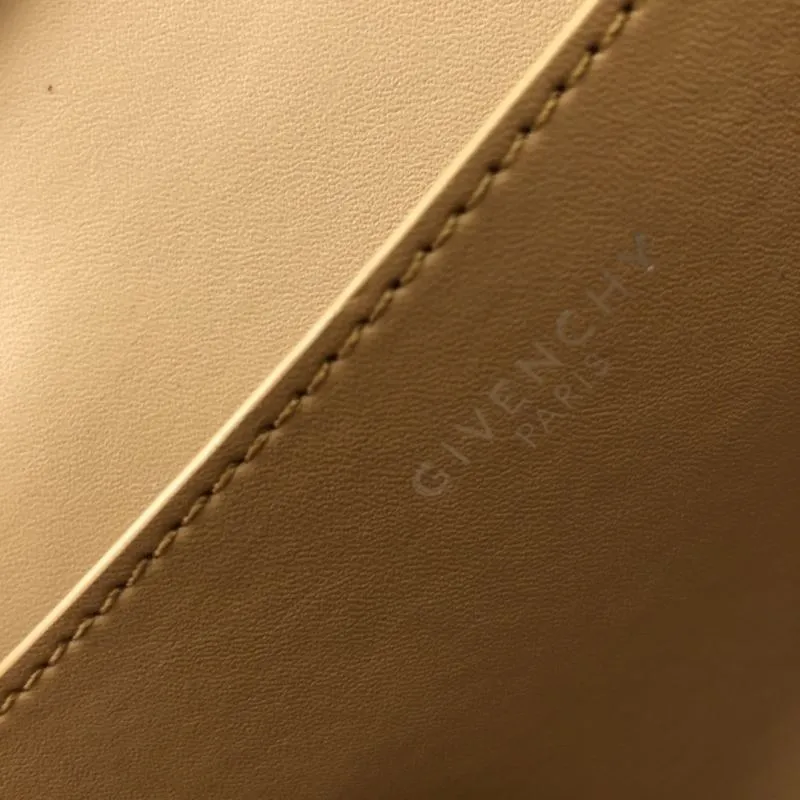 Givenchy Brown Leather Chain Satchel Bag H21031 - Image 9