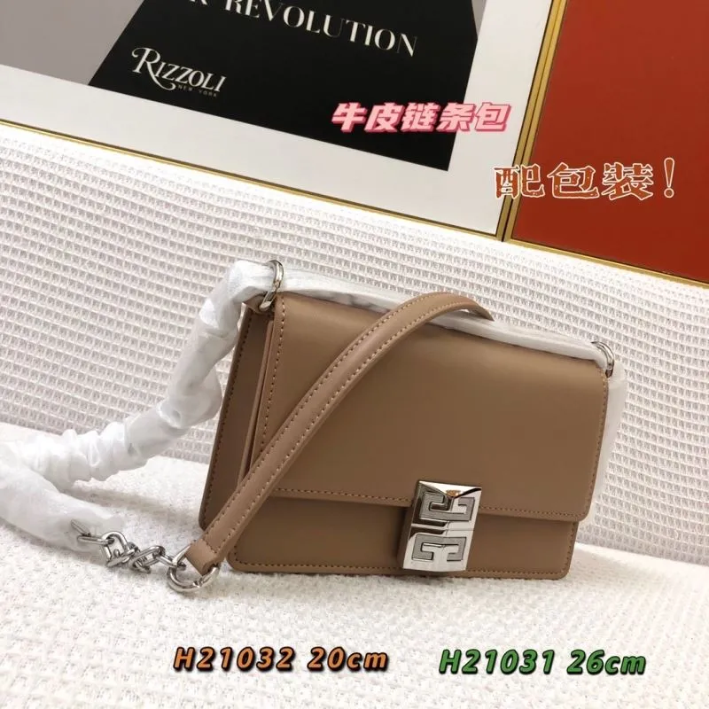 Alternative view of Givenchy Beige Leather Chain Satchel Bag H21031 26cm