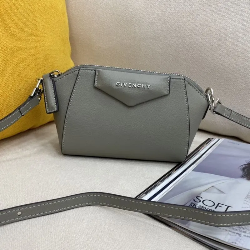 Givenchy Gray Crossbody Satchel Bag