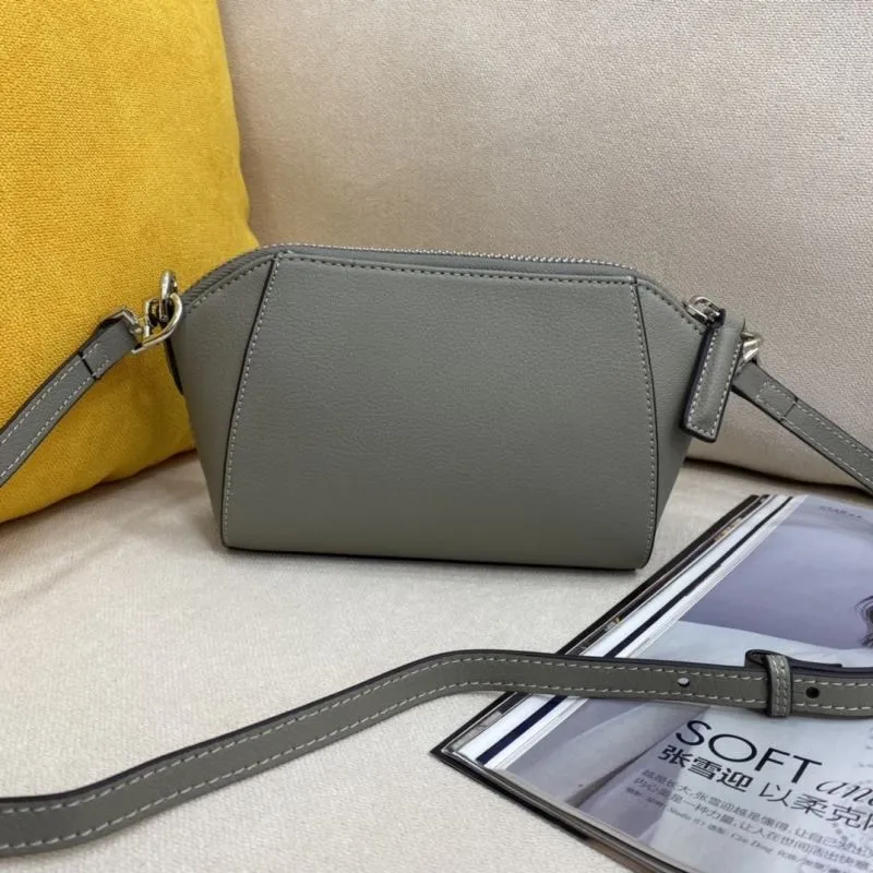 Givenchy Gray Crossbody Satchel Bag - Image 3