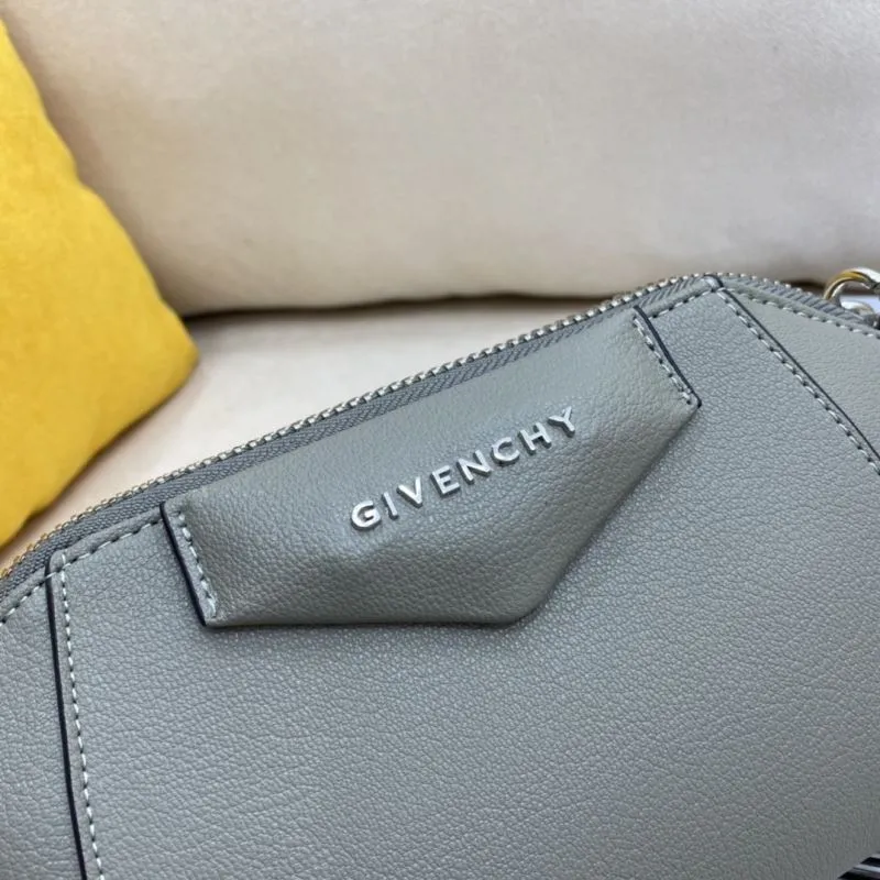 Givenchy Gray Crossbody Satchel Bag - Image 4