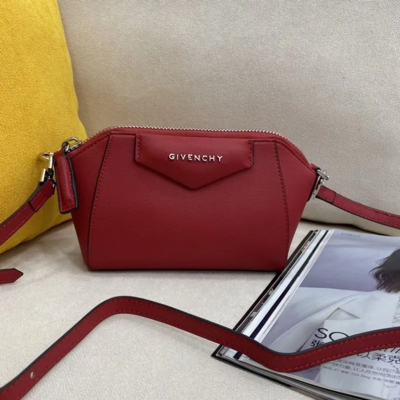 Givenchy Red Crossbody Satchel Bag 95