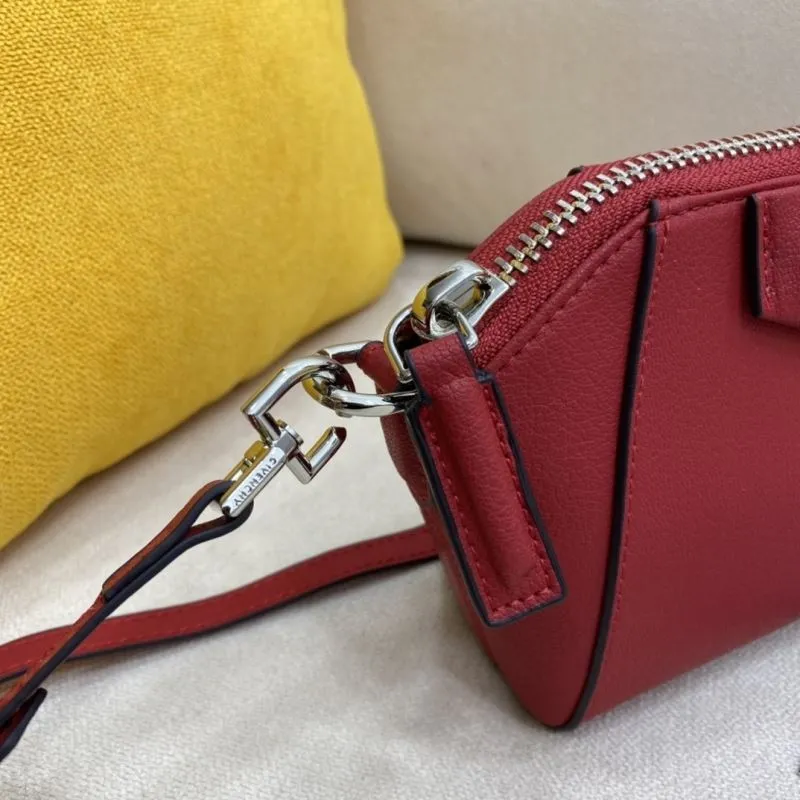 Givenchy Red Crossbody Satchel Bag 95 - Image 6