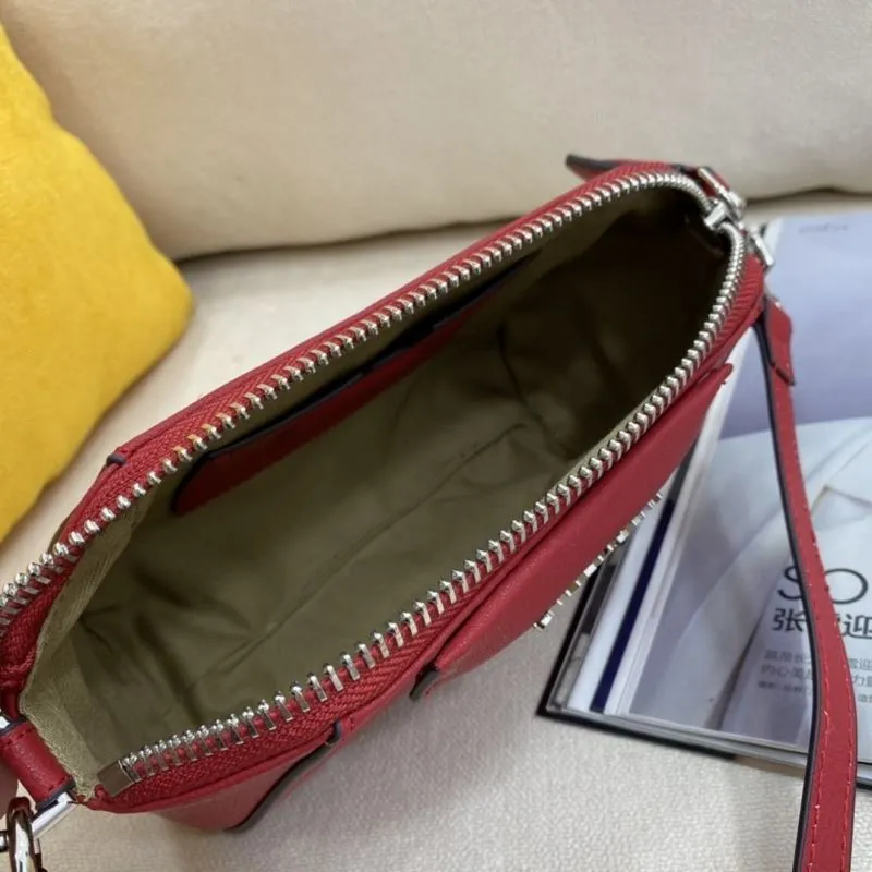 Givenchy Red Crossbody Satchel Bag 95 - Image 7
