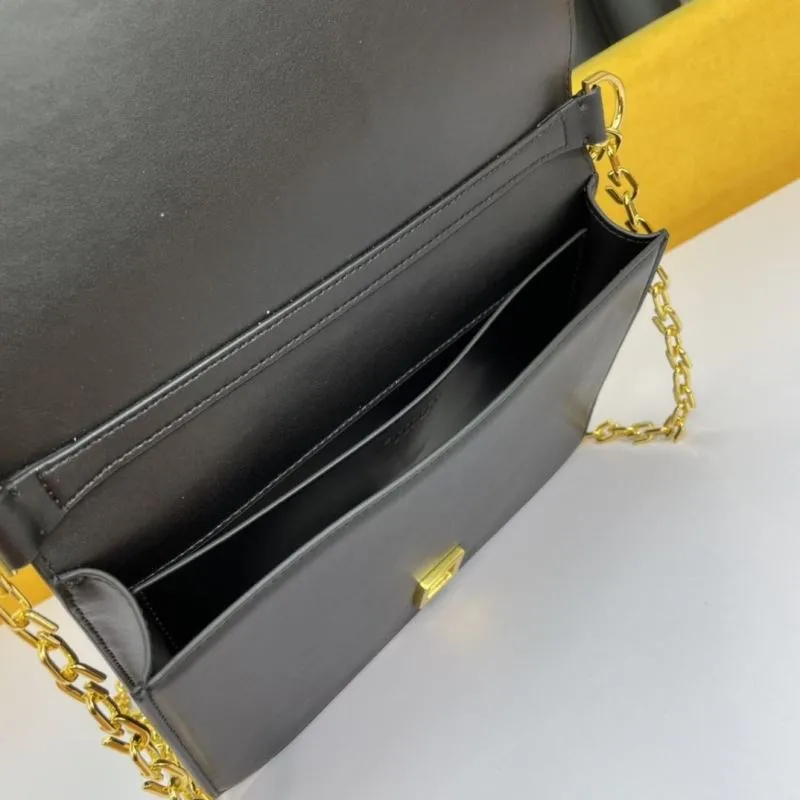 Givenchy Black Leather Chain Satchel Bag - Image 7
