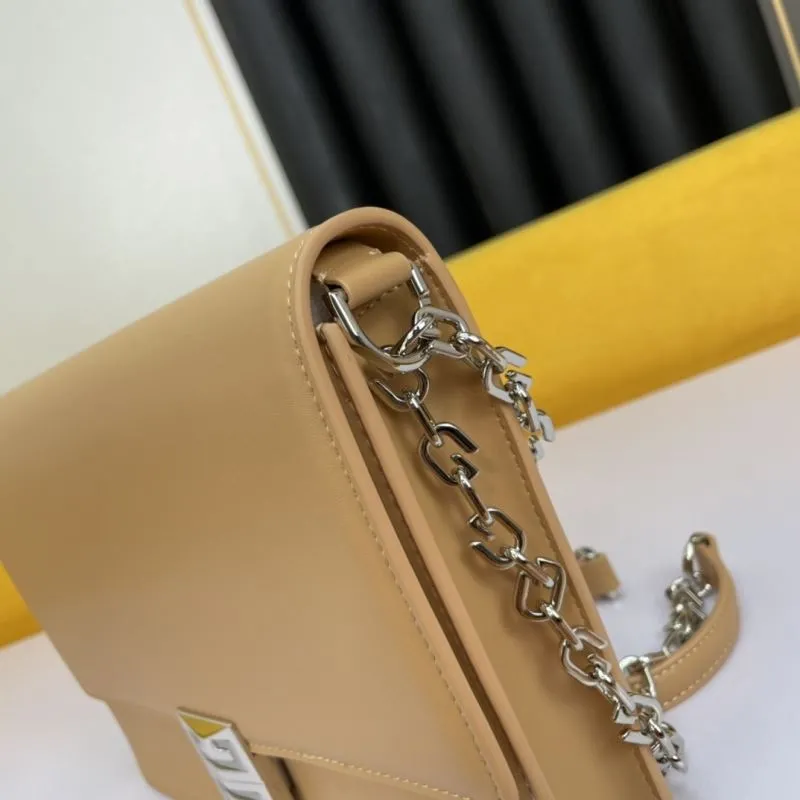 Givenchy Beige Chain Satchel Bag - Image 5