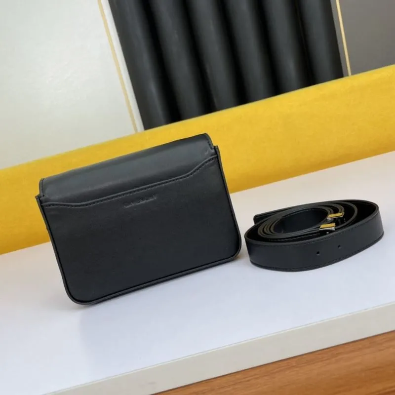 Givenchy Black Leather Crossbody Satchel Bag - Image 3