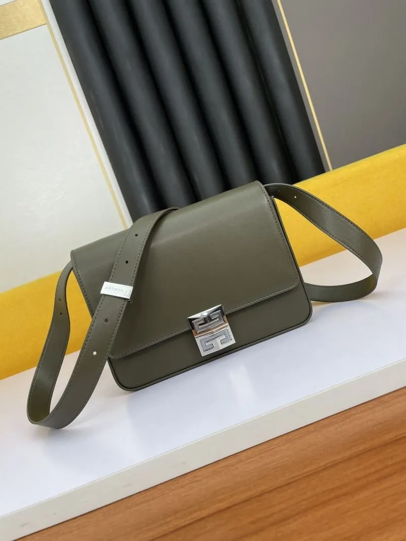 Givenchy Olive Green Crossbody Satchel Bag