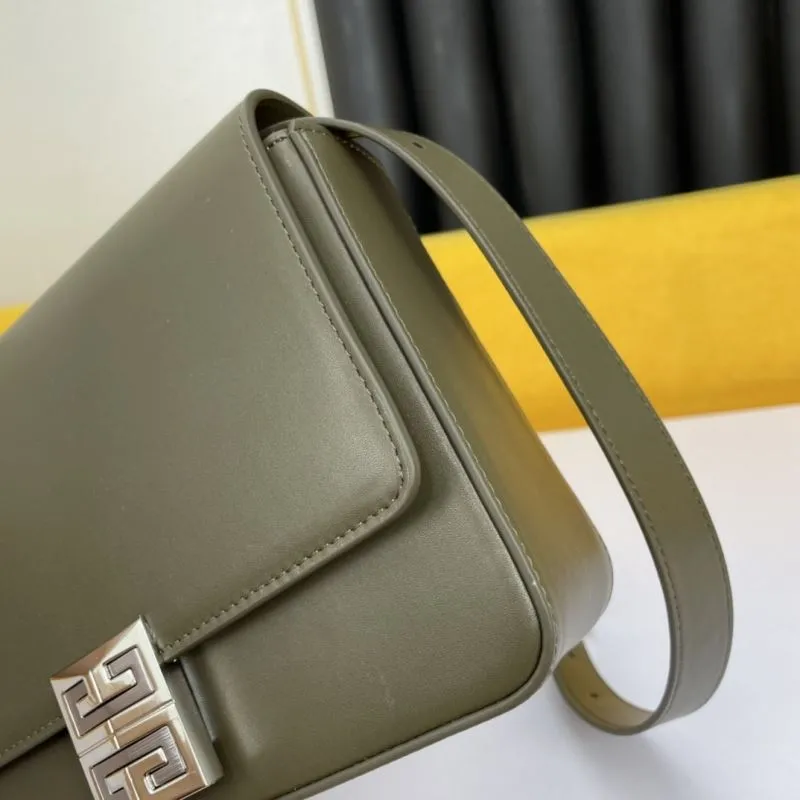 Givenchy Olive Green Crossbody Satchel Bag - Image 7