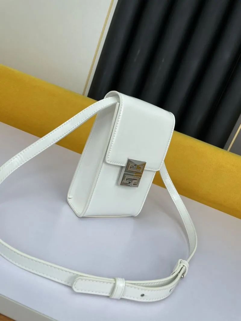 Alternative view of Givenchy White Crossbody Satchel Bag 121