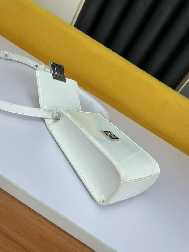 Givenchy White Crossbody Satchel Bag 121 - Image 6