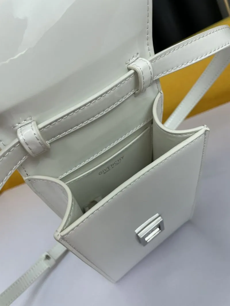 Givenchy White Crossbody Satchel Bag 121 - Image 8