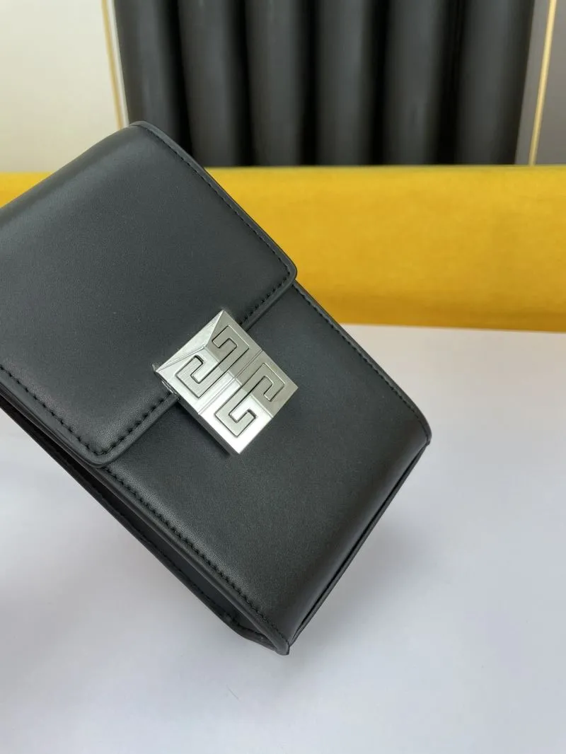 Givenchy Black Crossbody Satchel Bag - Image 4