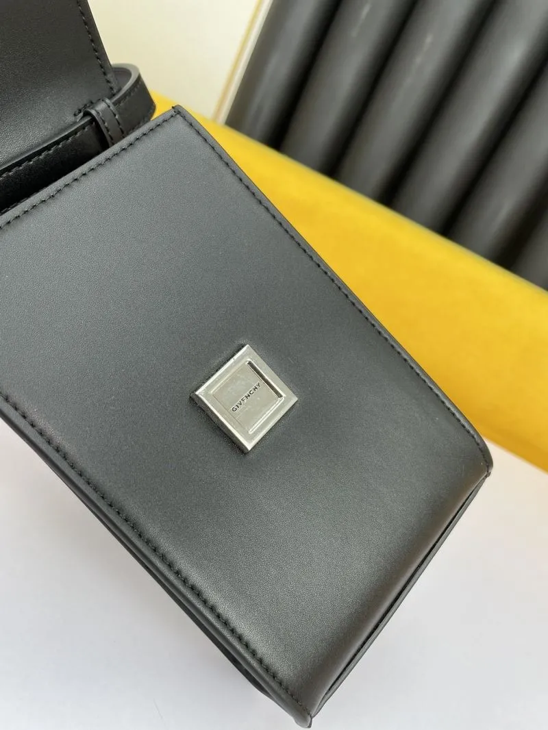 Givenchy Black Crossbody Satchel Bag - Image 8