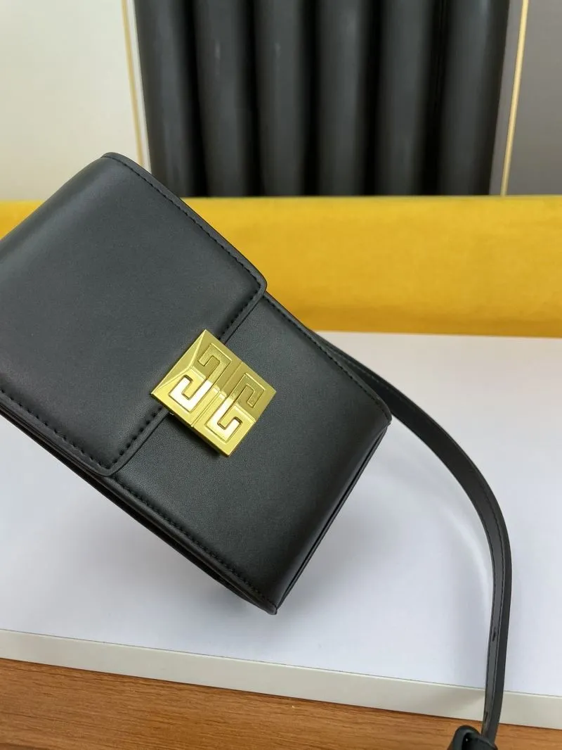 Givenchy Black Crossbody Satchel Bag - Image 4