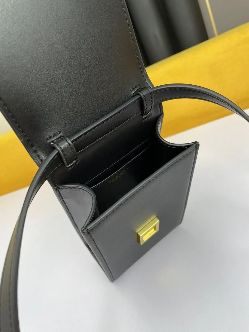 Givenchy Black Crossbody Satchel Bag - Image 8