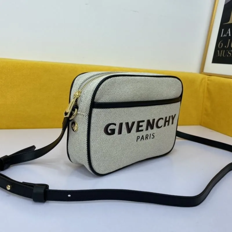 Alternative view of Givenchy Beige Canvas Crossbody Camera Bag