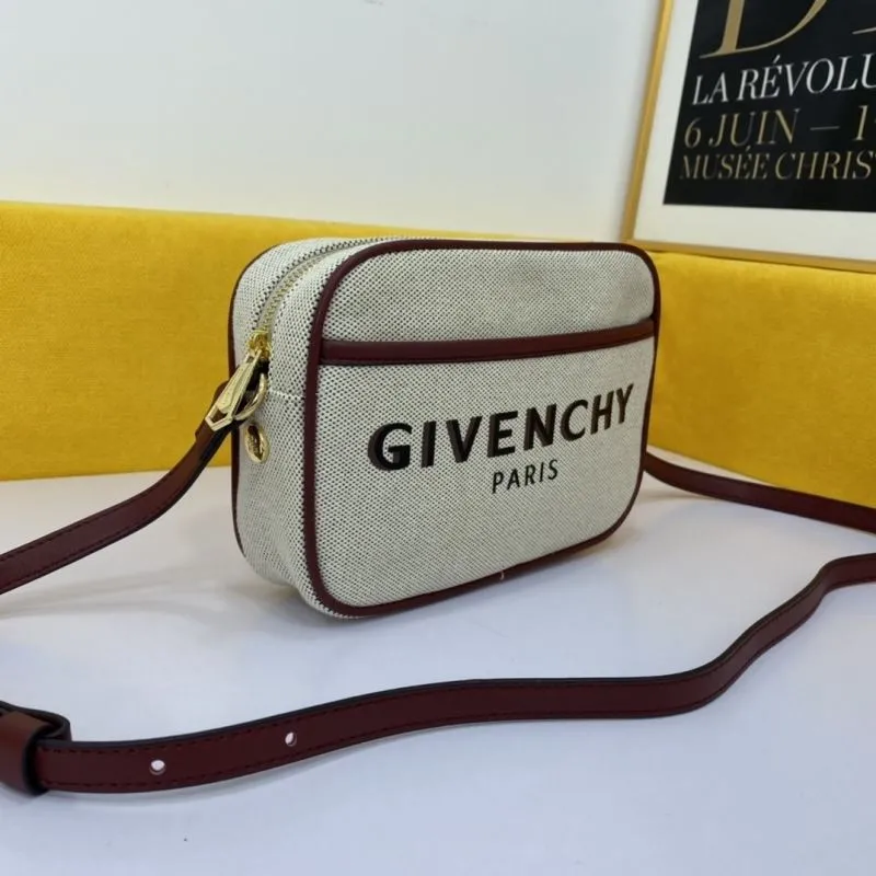 Alternative view of Givenchy Beige Canvas Crossbody Camera Bag