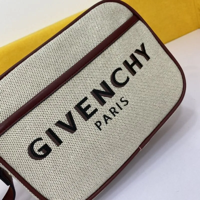 Givenchy Beige Canvas Crossbody Camera Bag - Image 4